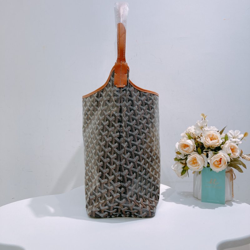 TW4730  Goyard 戈雅 托特包 PM Size 棕色帆布包 size Boheme Hobo Bag Brown-4