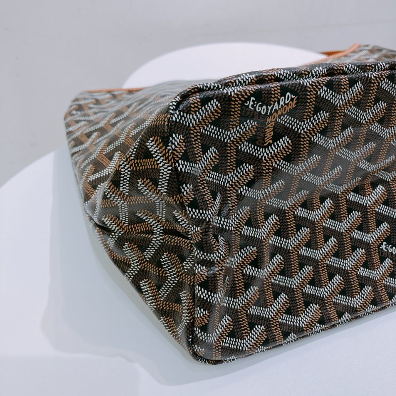 TW4730  Goyard 戈雅 托特包 PM Size 棕色帆布包 size Boheme Hobo Bag Brown-6