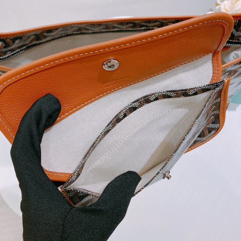 TW4730  Goyard 戈雅 托特包 PM Size 棕色帆布包 size Boheme Hobo Bag Brown-11