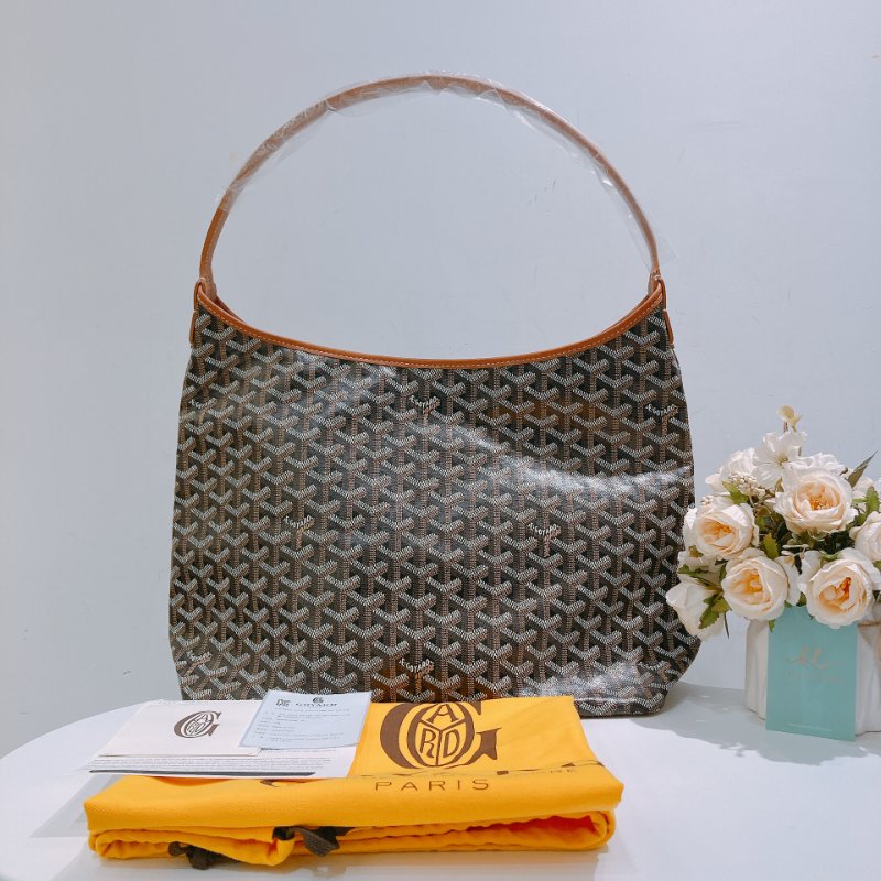 TW4730  Goyard 戈雅 托特包 PM Size 棕色帆布包 size Boheme Hobo Bag Brown-13