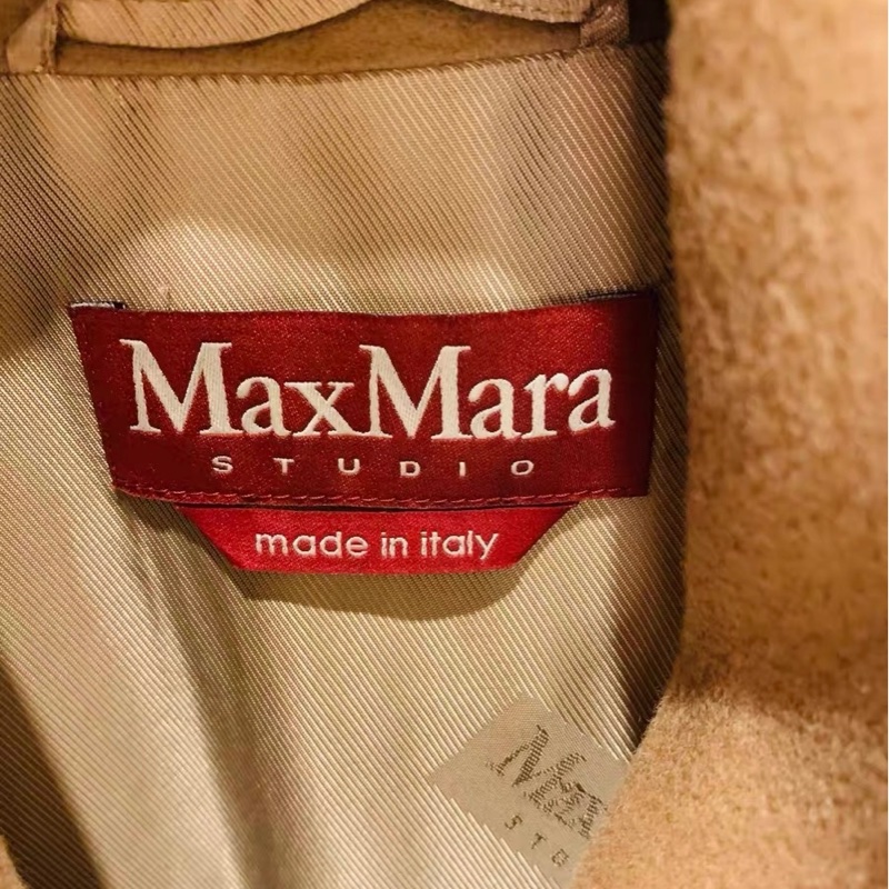 Max Mara 羊绒大衣38码98新长度128-3