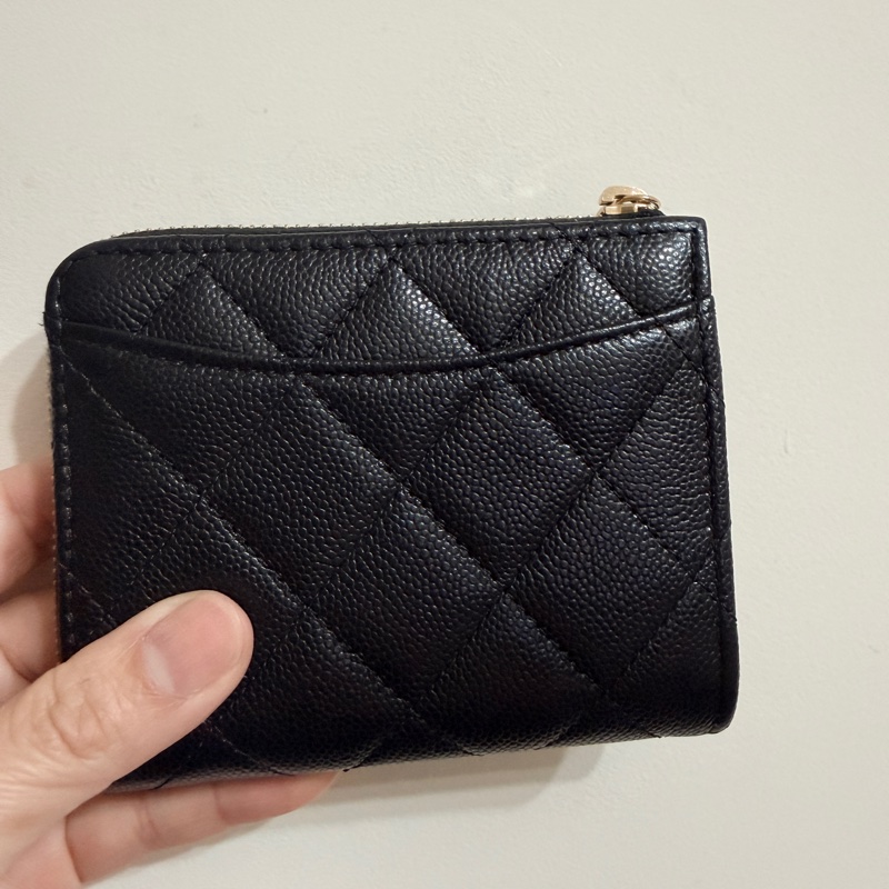 CHANEL 🔥黑金L短夾🔥 全新🔥新款雷標🔥-6
