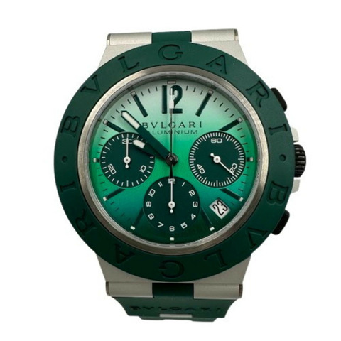 寶格麗 (BVLGARI) BB40ATCH 綠色自動腕錶