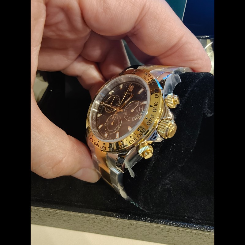 特價出清,法國帶回bape半金daytona絕版錶,全新品-1