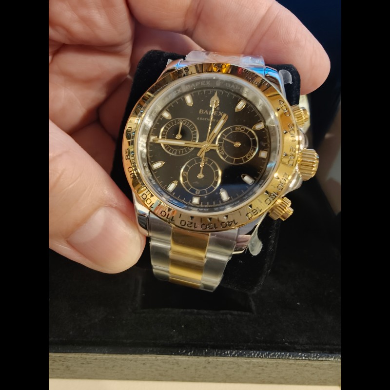 特價出清,法國帶回bape半金daytona絕版錶,全新品-5