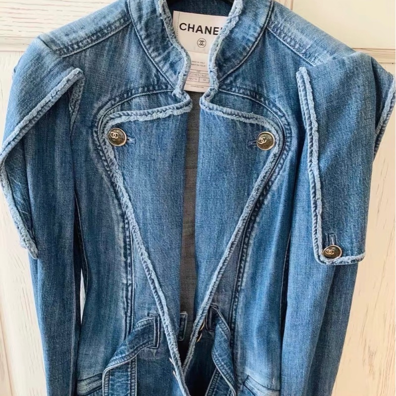 Chanel牛仔外套34碼-1