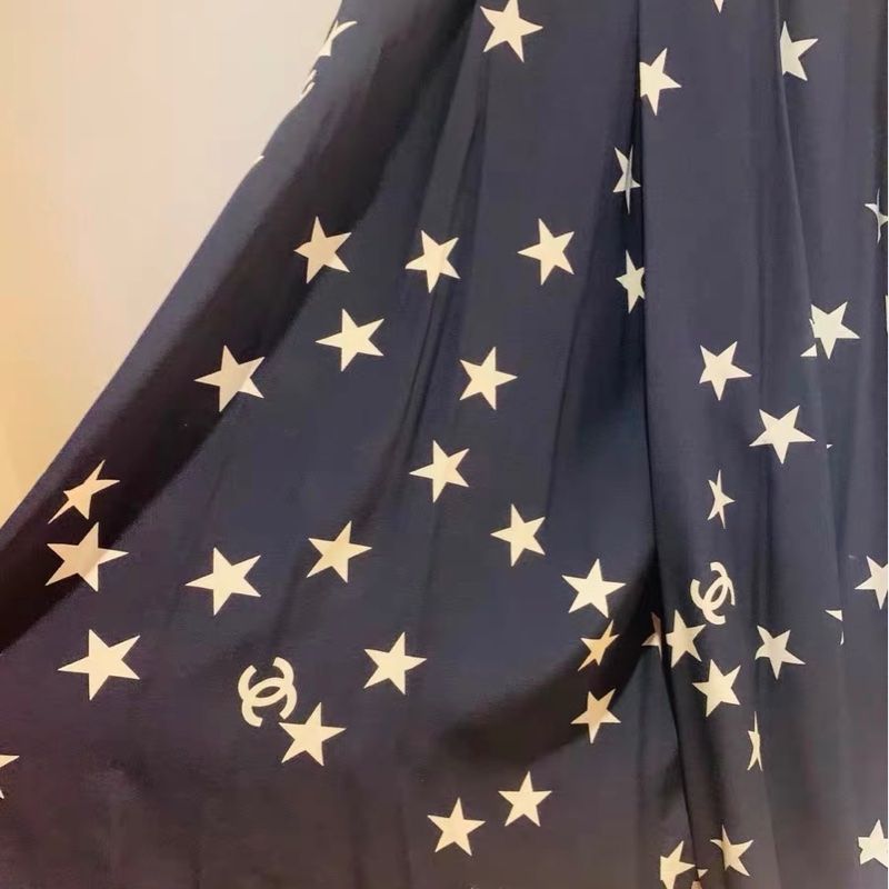 Chanel真絲闊腿褲38碼-1