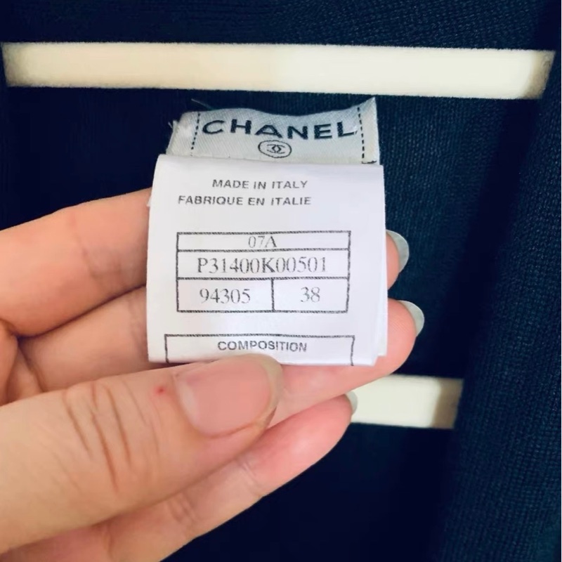 Chanel羊絨短袖38碼-3