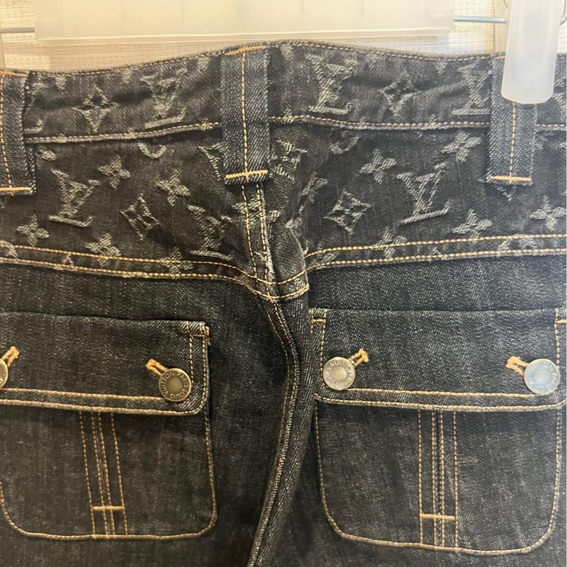 Lv牛仔褲36碼-2
