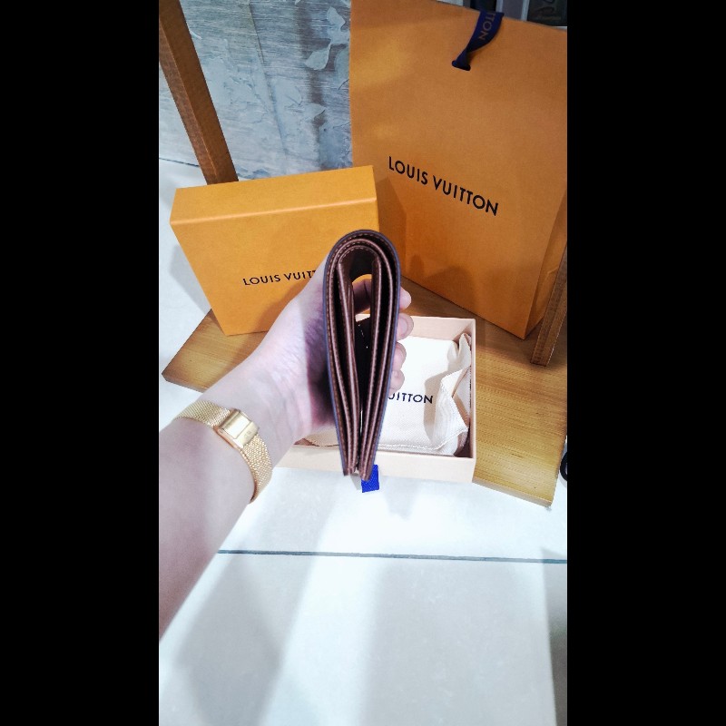 LV經典老花短夾-M60895-9