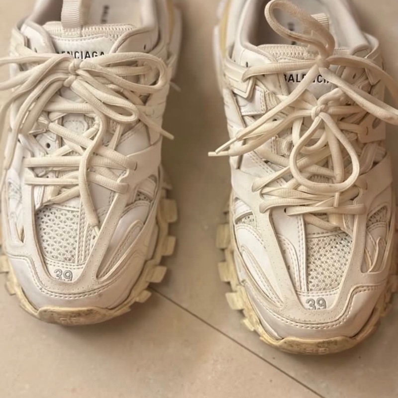 Balenciaga 巴黎世家 老爹鞋半拖鞋39全白二手-2