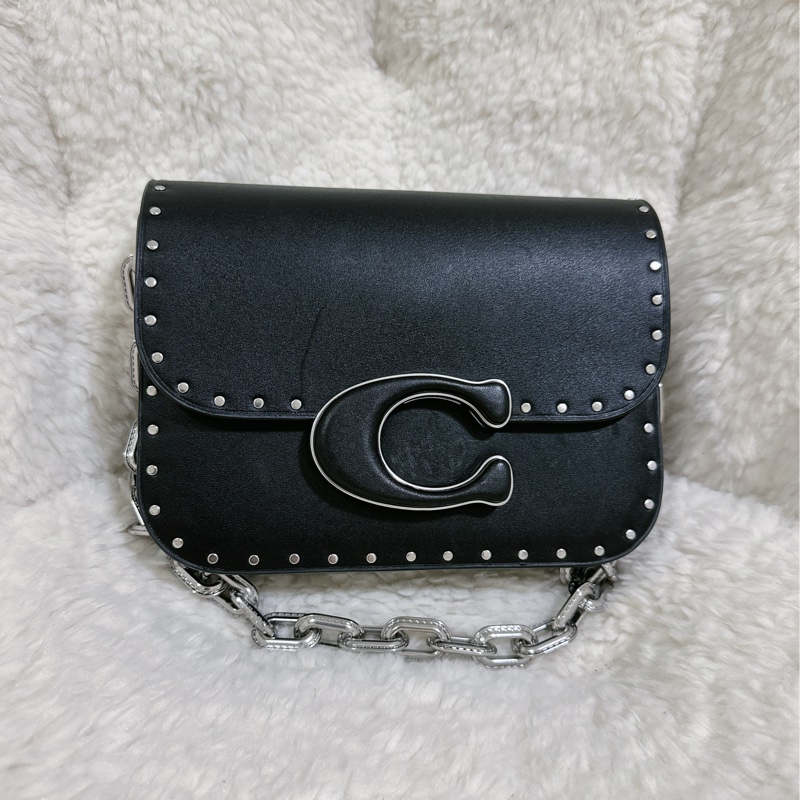 （有瑕疵）全新 Coach IDOL卯釘 手提肩背包(2條肩帶）原價32800元-8