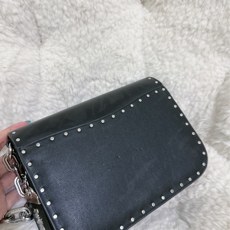 （有瑕疵）全新 Coach IDOL卯釘 手提肩背包(2條肩帶）原價32800元-51