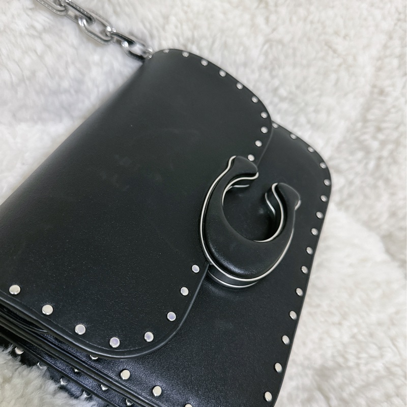 （有瑕疵）全新 Coach IDOL卯釘 手提肩背包(2條肩帶）原價32800元-57