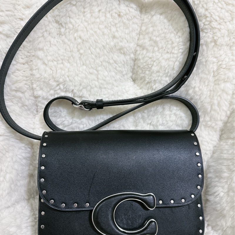 （有瑕疵）全新 Coach IDOL卯釘 手提肩背包(2條肩帶）原價32800元-59