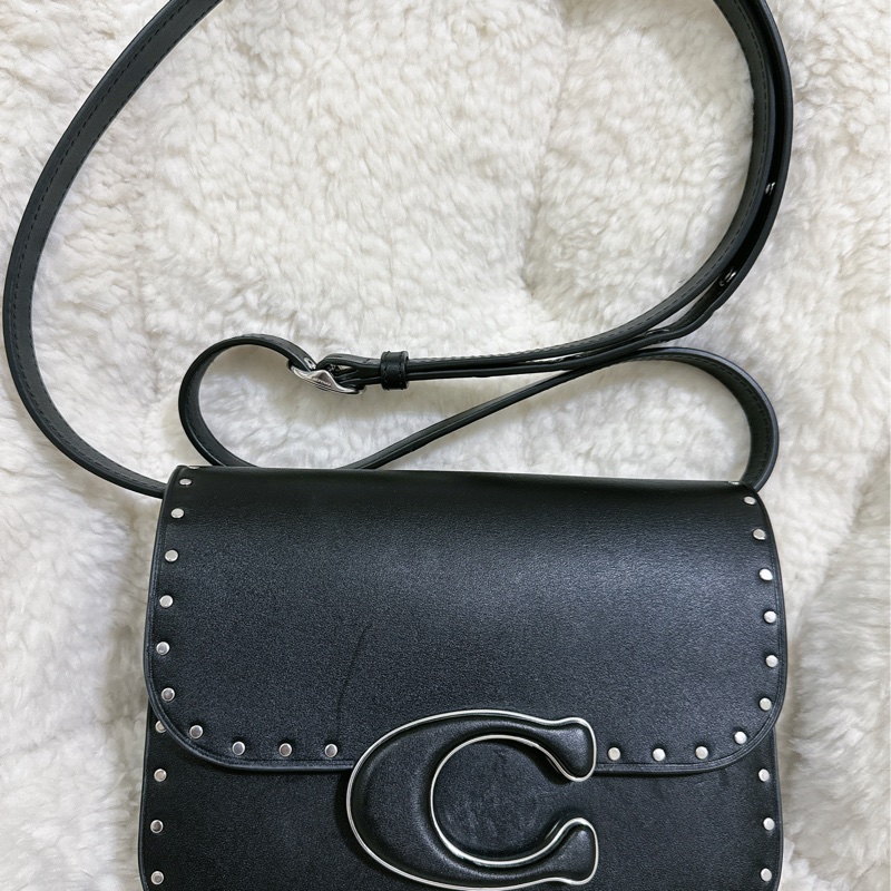 （有瑕疵）全新 Coach IDOL卯釘 手提肩背包(2條肩帶）原價32800元-62