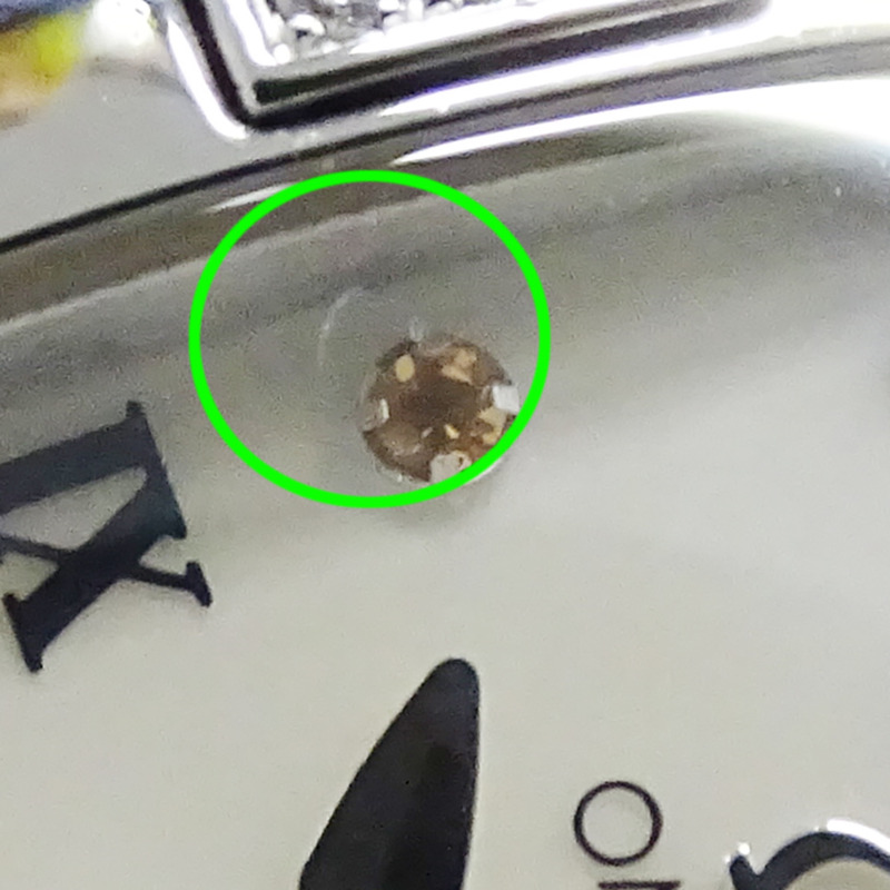 歐米茄星座系列 Quadrella Mini 1585.79 女士腕錶,飾有貝殼、鑽石和彩色寶石,石英機芯,不鏽鋼錶殼,銀色,拋光處理-13