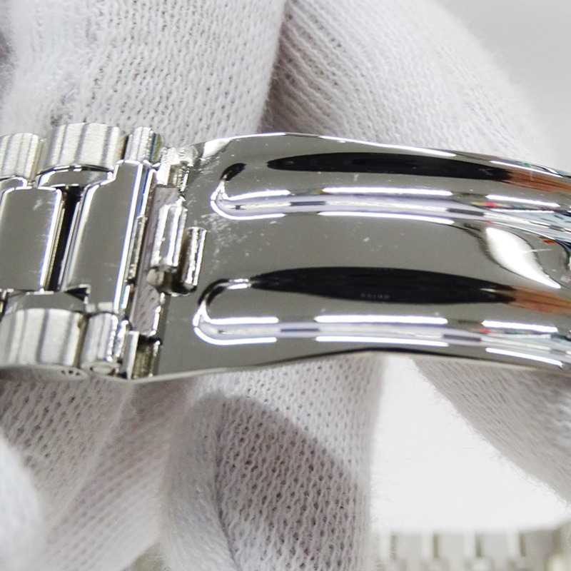 歐米茄超霸系列賽車邁克爾·舒馬赫3510.61男士計時自動腕錶，精鋼錶殼，銀色和紅色拋光飾面-4