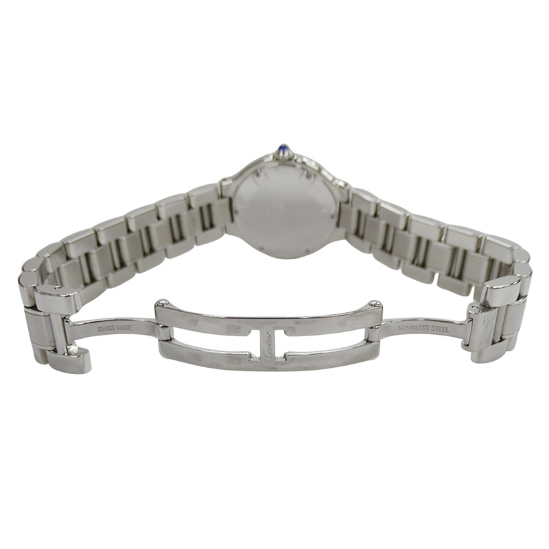 卡地亞 Must 21 Vantianne SM 女士石英腕錶，不鏽鋼材質，型號 W10109T2，拋光銀色-3