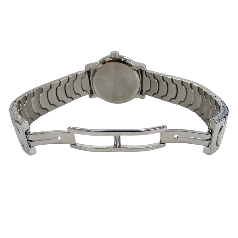 寶格麗 Solotempo 女士腕錶，附日期顯示，石英機芯，不鏽鋼錶殼，型號 ST29S，銀/白色，拋光處理-3