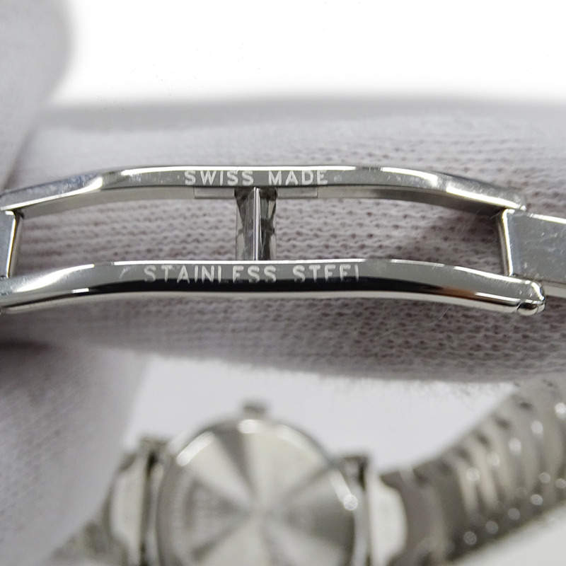 寶格麗 Solotempo 女士腕錶，附日期顯示，石英機芯，不鏽鋼錶殼，型號 ST29S，銀/白色，拋光處理-4