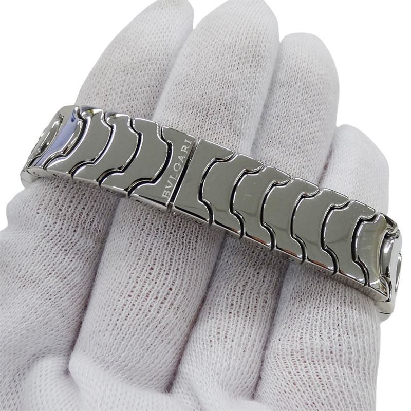 寶格麗 Solotempo 女士腕錶，附日期顯示，石英機芯，不鏽鋼錶殼，型號 ST29S，銀/白色，拋光處理-5