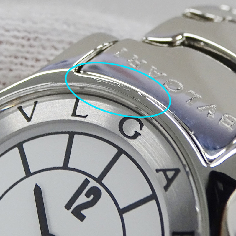 寶格麗 Solotempo 女士腕錶，附日期顯示，石英機芯，不鏽鋼錶殼，型號 ST29S，銀/白色，拋光處理-8