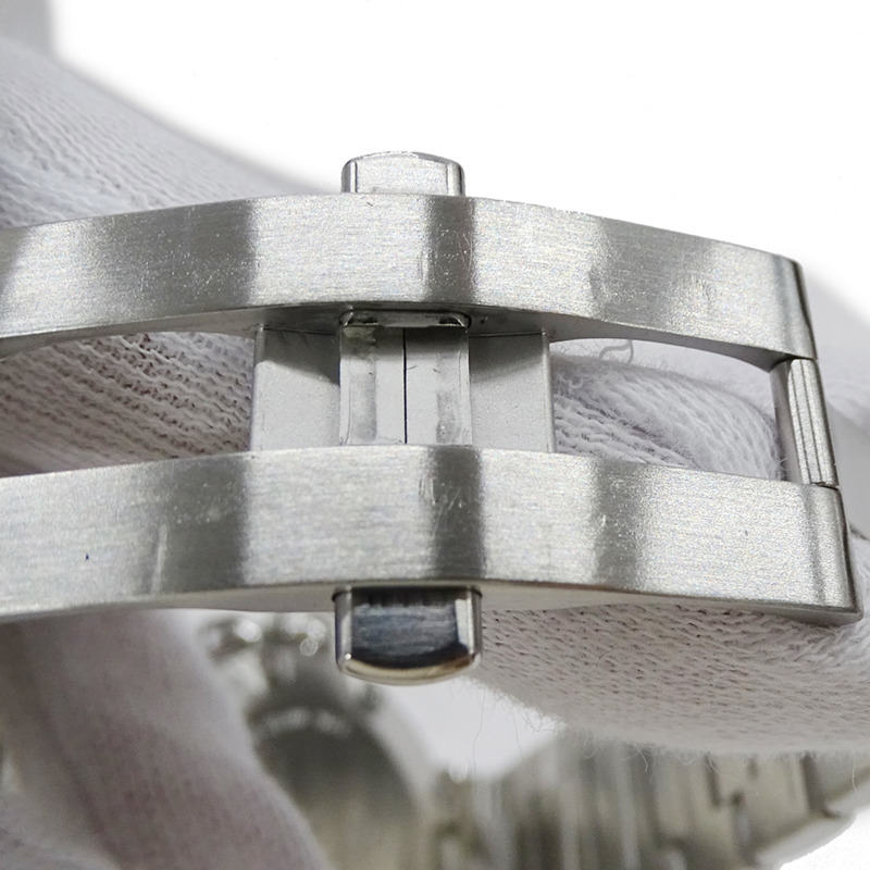 卡地亞 Pasha Seatimer 男士腕錶,附日期顯示,自動上鍊,不鏽鋼材質,型號 W31077M7,銀色/黑色,拋光處理-8