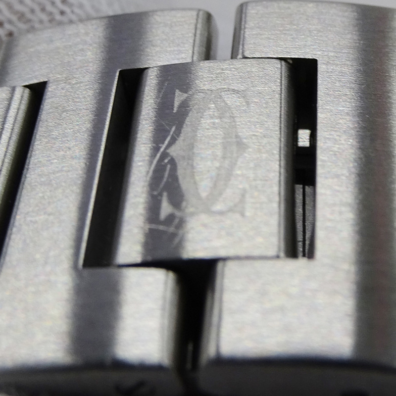 卡地亞 Pasha Seatimer 男士腕錶,附日期顯示,自動上鍊,不鏽鋼材質,型號 W31077M7,銀色/黑色,拋光處理-11