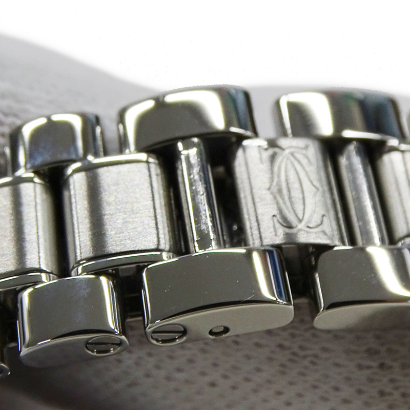 卡地亞 Must 21 Vantianne SM 女士石英腕錶,不鏽鋼材質,型號 W10109T2,拋光銀色-9