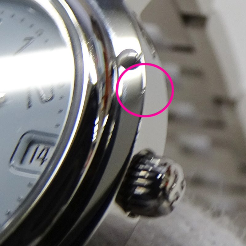 愛馬仕 Clipper Date 女士石英腕錶，不鏽鋼材質，CL4.210，銀/白色，拋光處理-10