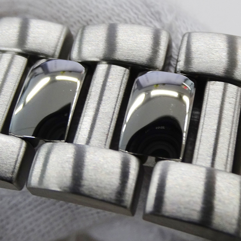 卡地亞 Pasha 男士腕錶,型號 W31037H3,GMT 兩地時,日期顯示,自動上鍊,不鏽鋼材質,銀色錶殼,圓形錶盤,拋光處理-10