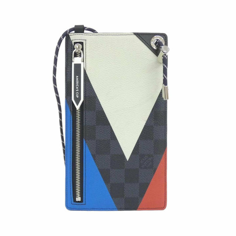 路易威登 Damier Cobalt（美洲盃帆船賽）手拿包手機殼 N41630