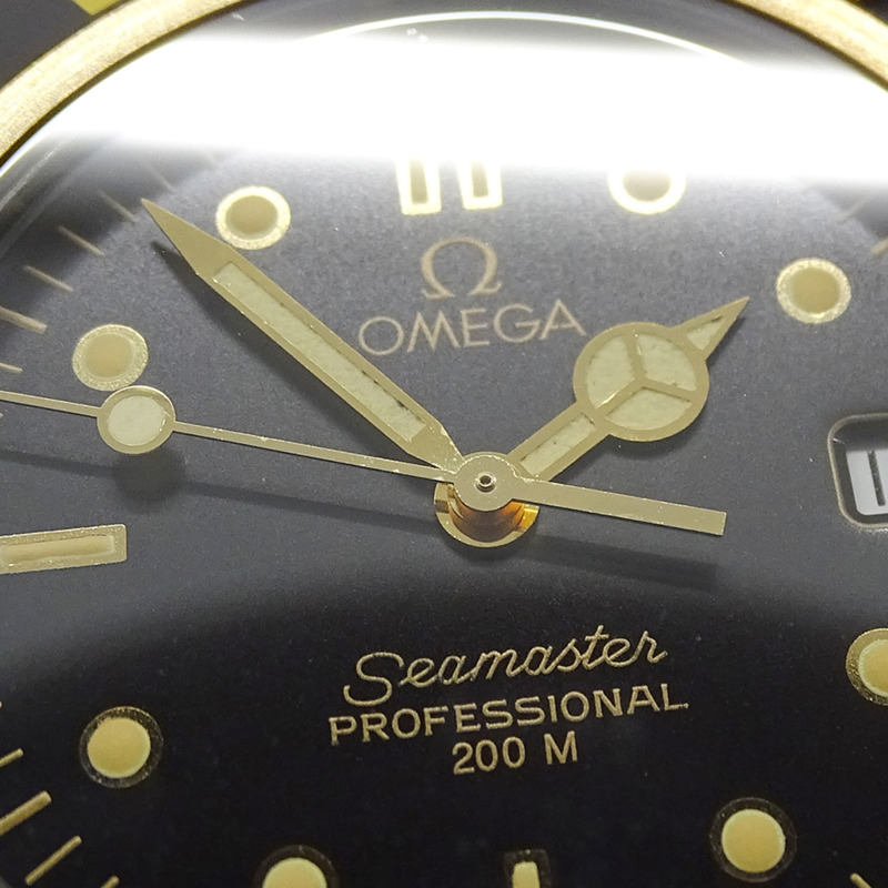 歐米茄海馬系列 2750.50 男士腕錶,品牌專業,200 公尺防水,日期顯示,石英機芯,QZ,不鏽鋼,SS,黃金,YG,組合款,拋光-12