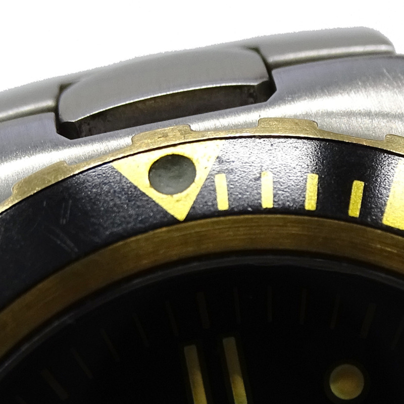 歐米茄海馬系列 2750.50 男士腕錶,品牌專業,200 公尺防水,日期顯示,石英機芯,QZ,不鏽鋼,SS,黃金,YG,組合款,拋光-13