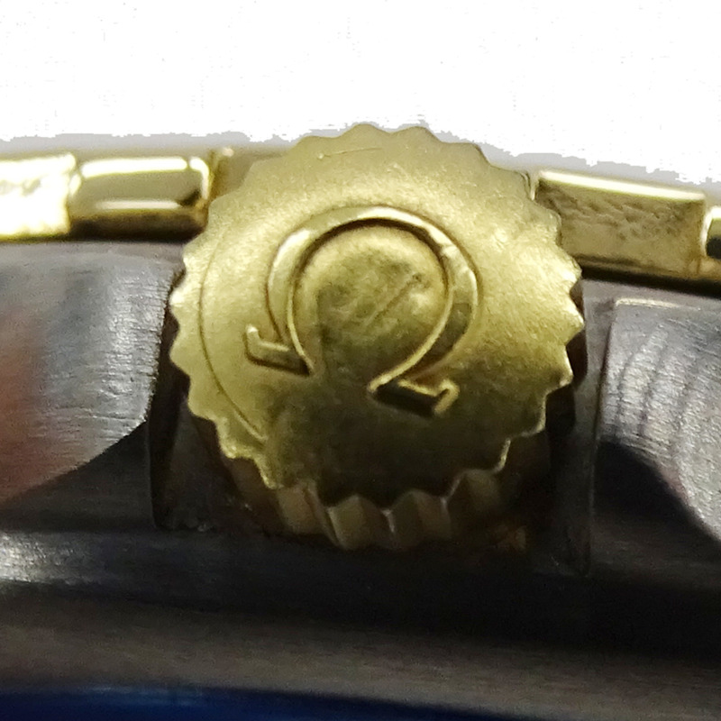 歐米茄海馬系列 2750.50 男士腕錶,品牌專業,200 公尺防水,日期顯示,石英機芯,QZ,不鏽鋼,SS,黃金,YG,組合款,拋光-15