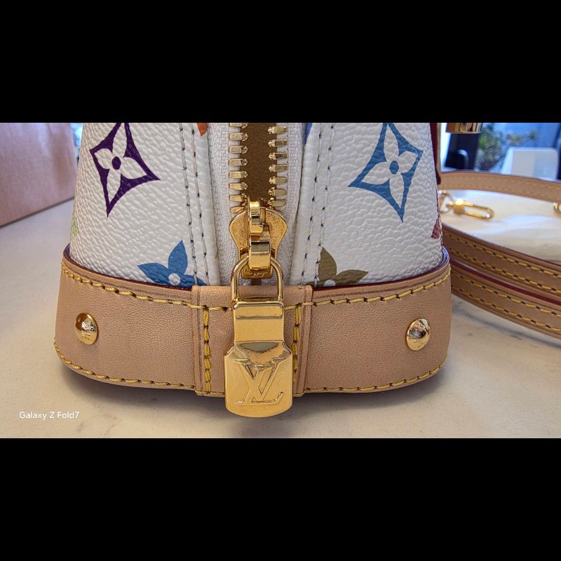 2026芯片款限量 LV x TM 130週年Monogram 村上隆白三彩ALMA BB-3