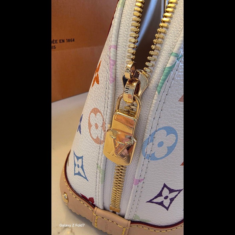 2026芯片款限量 LV x TM 130週年Monogram 村上隆白三彩ALMA BB-5