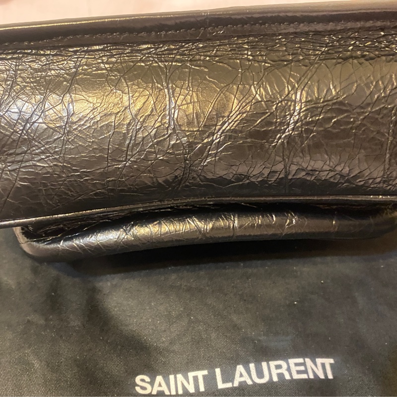 YSL Niki baby 黑銀9成新-13