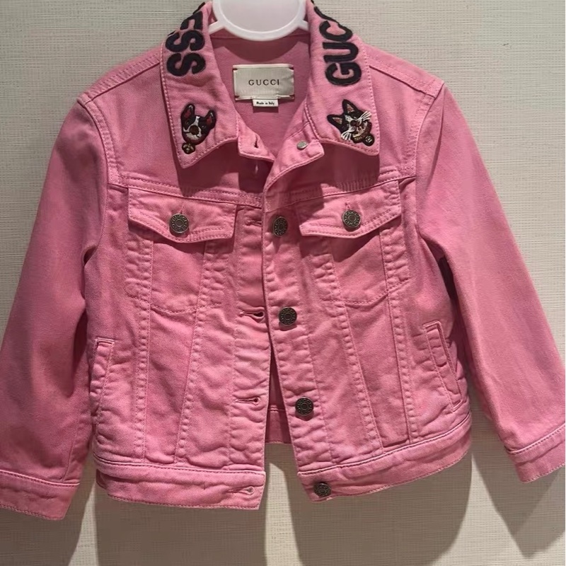 Gucci兒童牛仔衣五歲碼-0
