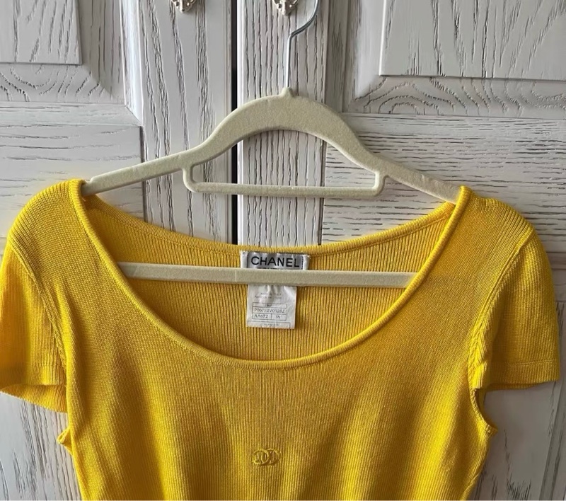 Chanel中古針織衫短袖38碼-4