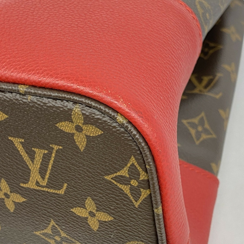 路易威登 Monogram Flandrin 手提包 M41596 棕色/櫻桃紅 女士兩用包-5