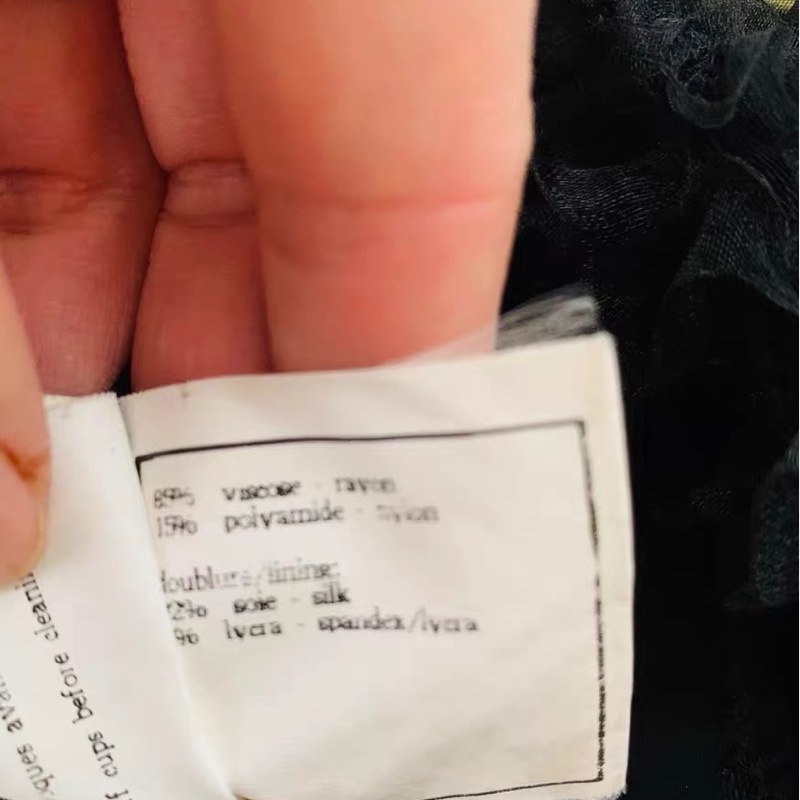 Chanel蕾絲一字肩上衣40碼-6