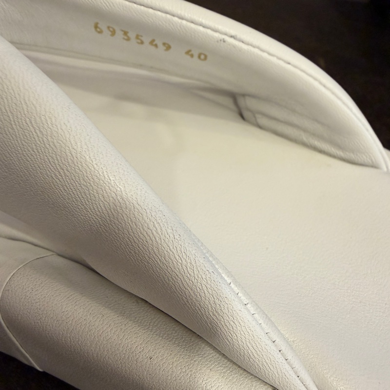 BALENCIAGA巴黎世家白色厚底夾腳拖鞋-3