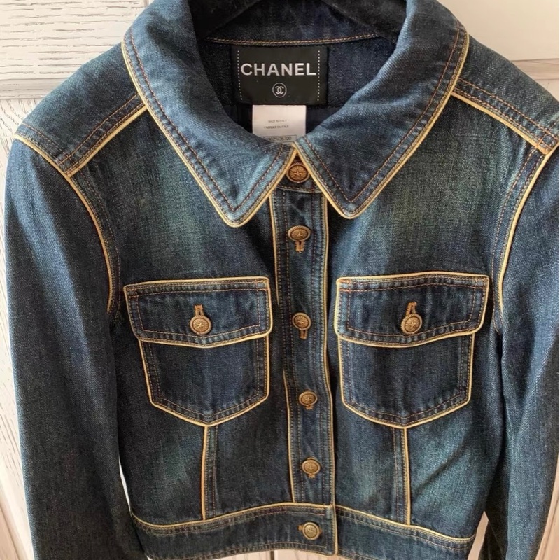 Chanel牛仔外套34碼-0