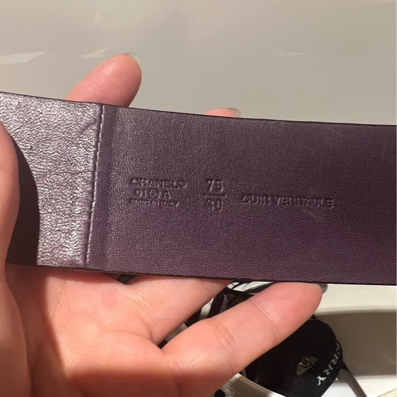 Chanel中古腰帶75釐米-3