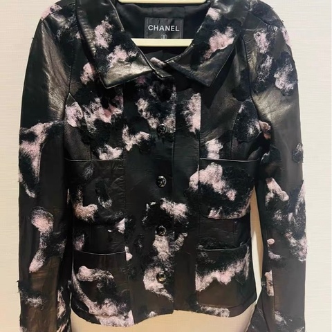 Chanel羊皮外套34碼