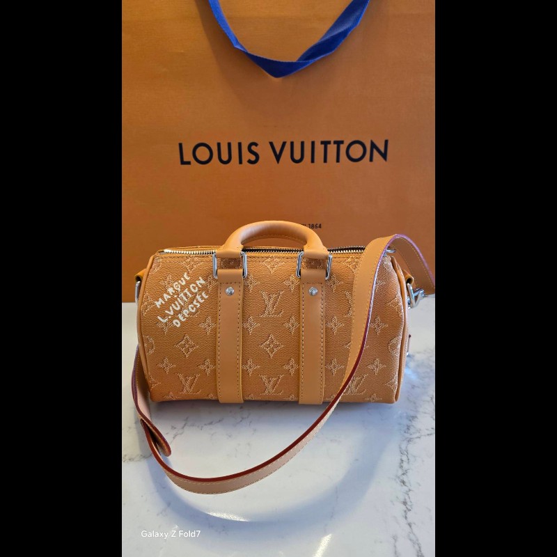 2025芯片款 LV Monogram Keepall Bandoulière 25-12