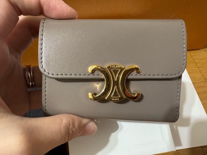 CELINE 的卡夾/零錢卡包(Card Holder with Zip / Snap Card Case-1