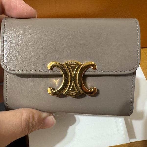 CELINE 的卡夾/零錢卡包(Card Holder with Zip / Snap Card Case-9
